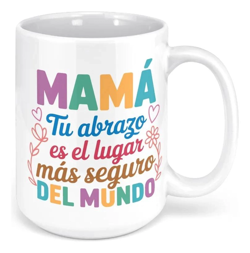 TAZA CILINDRICA PARA EL DIA DE LAS MADRES CON DISEÑO ESPECIAL - 1
