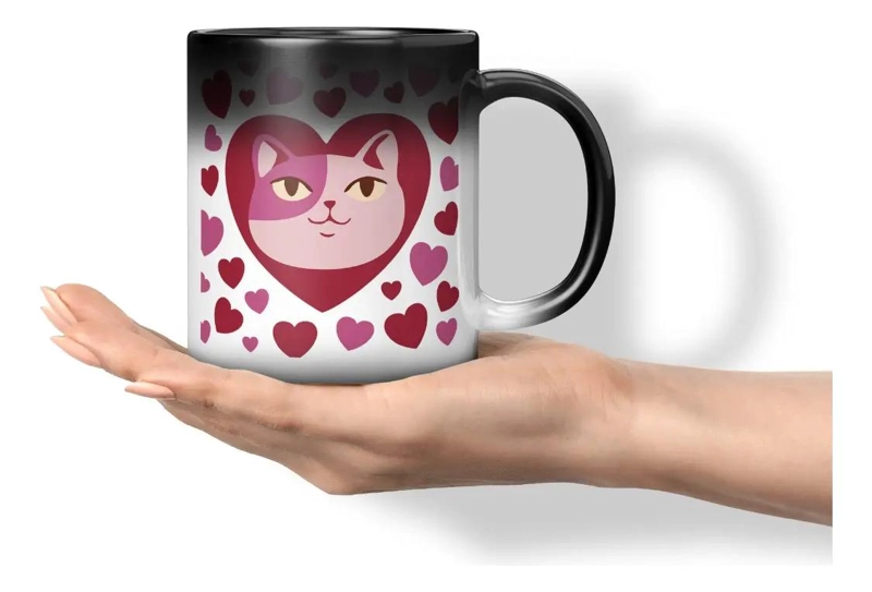 TAZA MAGICA QUE CAMBIA DE COLOR CON BEBIDAS CALIENTES - 1
