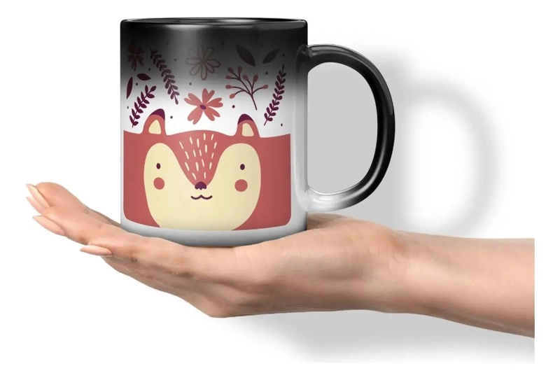TAZA MAGICA QUE CAMBIA DE COLOR CON AGUA CALIENTE - 1