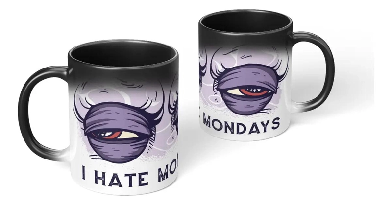 TAZA MAGICA QUE CAMBIA DE COLOR CON AGUA CALIENTE - 1