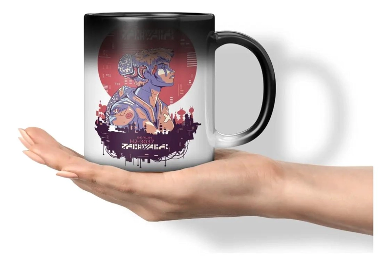 TAZA MAGICA QUE CAMBIA DE COLOR CON AGUA CALIENTE - 1