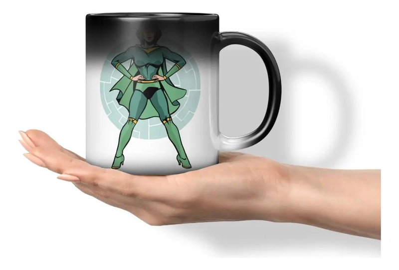 TAZA MAGICA QUE CAMBIA DE COLOR CON AGUA CALIENTE - 1