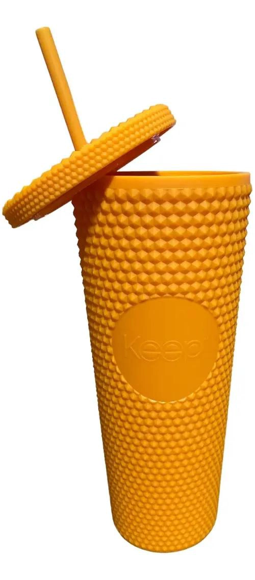 VASO TUMBLER DE 710ML CON TAPA Y BOMBILLA PARA BEBIDAS - 3