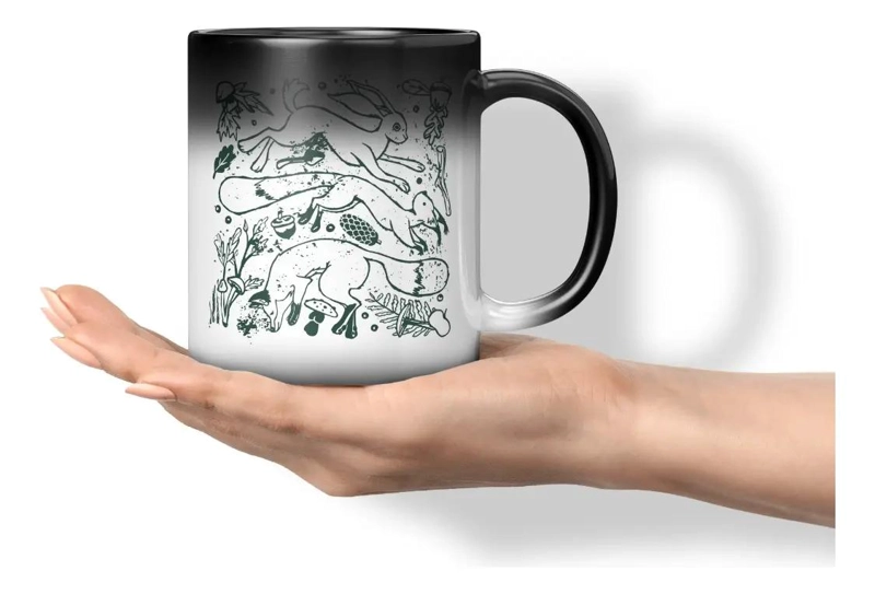 TAZA MAGICA QUE CAMBIA DE COLOR CON AGUA CALIENTE - 1