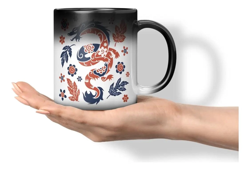 TAZA MAGICA QUE CAMBIA DE COLOR CON AGUA CALIENTE - 1
