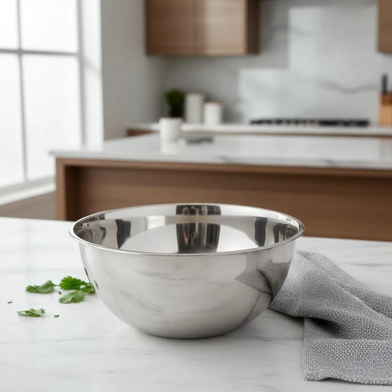 BOWL PROFUNDO DE ACERO INOXIDABLE 30 CM CON CAPACIDAD DE 3,5 L - 1