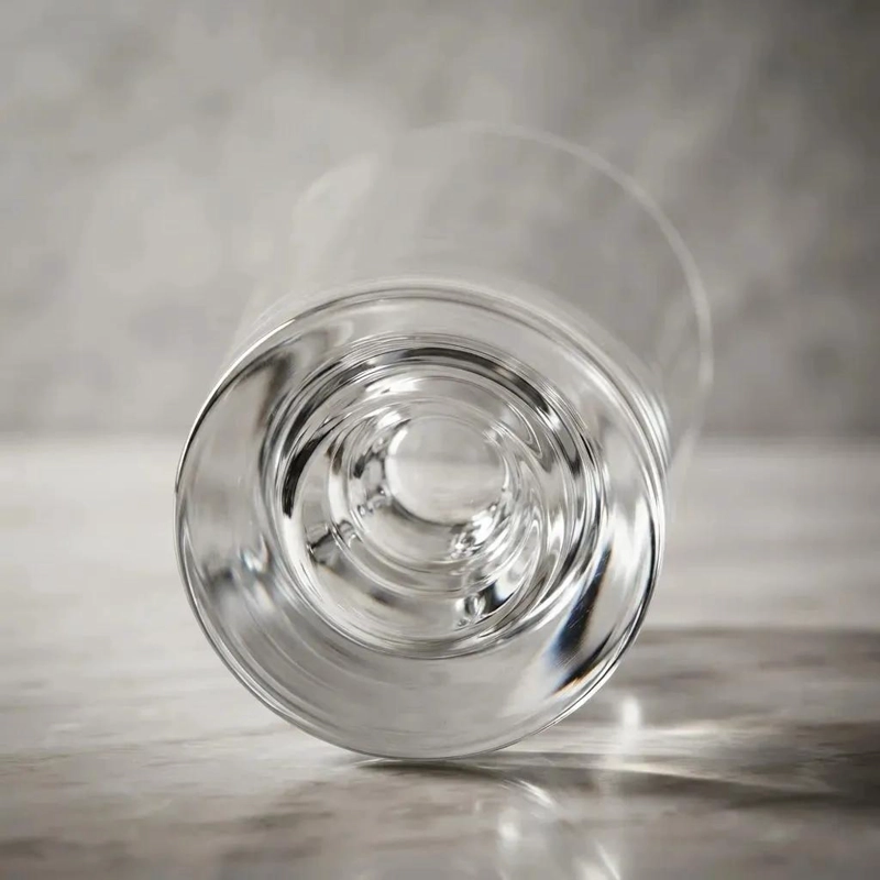 SET DE 6 VASOS DE WHISKY DE VIDRIO TRANSPARENTE 340 CC - 8