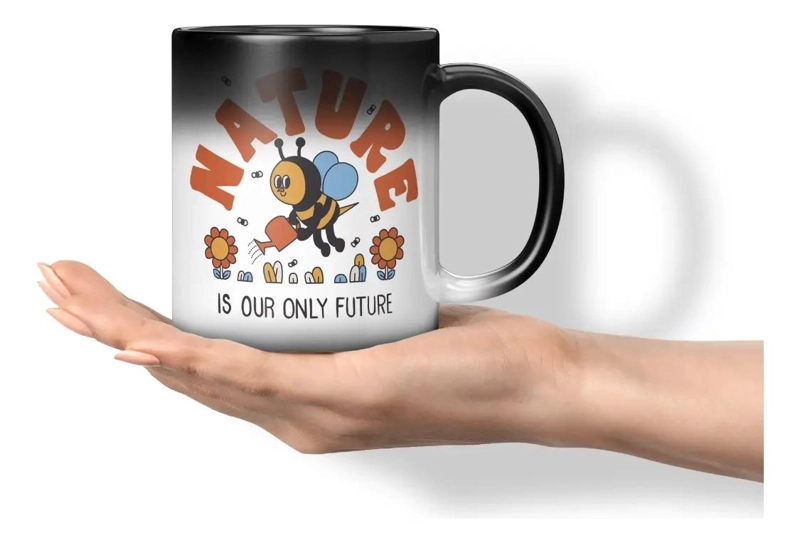 TAZA MAGICA QUE CAMBIA DE COLOR CON AGUA CALIENTE - 1