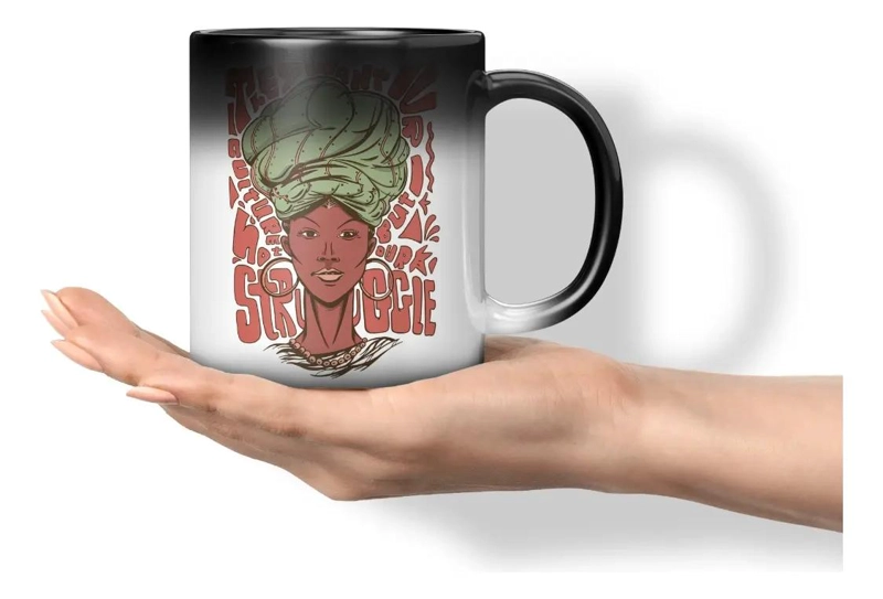 TAZA MAGICA QUE CAMBIA DE COLOR CON LIQUIDOS CALIENTES - 1