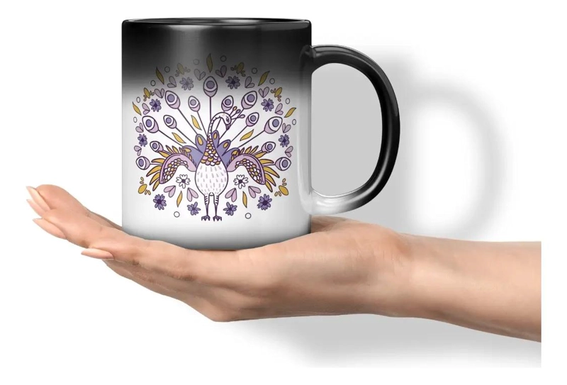 TAZA MAGICA QUE CAMBIA DE COLOR CON AGUA CALIENTE - 1