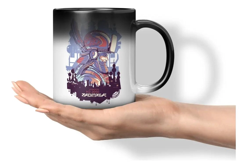 TAZA MAGICA QUE CAMBIA DE COLOR CON AGUA CALIENTE - 1