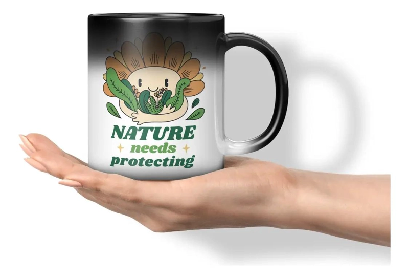 TAZA MAGICA QUE CAMBIA DE COLOR CON AGUA CALIENTE - 1