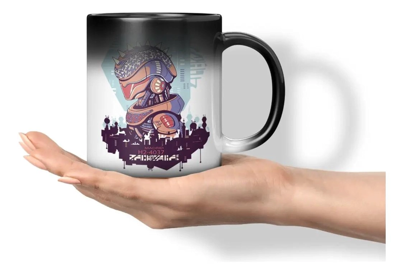 TAZA MAGICA QUE CAMBIA DE COLOR CON CALOR - 1