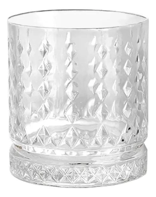 SET DE 6 VASOS DE VIDRIO PARA WHISKY DE 370CC - 1
