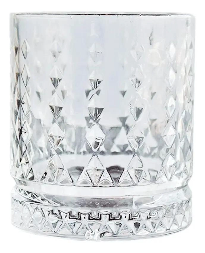 SET DE 6 VASOS DE VIDRIO PARA WHISKY DE 370CC - 3