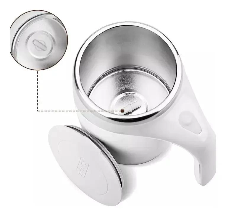 TAZA BATIDORA AUTOMATICA USB DE 380 ML PARA MEZCLA RAPIDA - 6