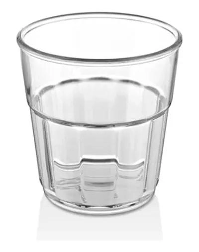 SET DE 4 VASOS DE POLICARBONATO TRANSPARENTE DE 300 ML - 1