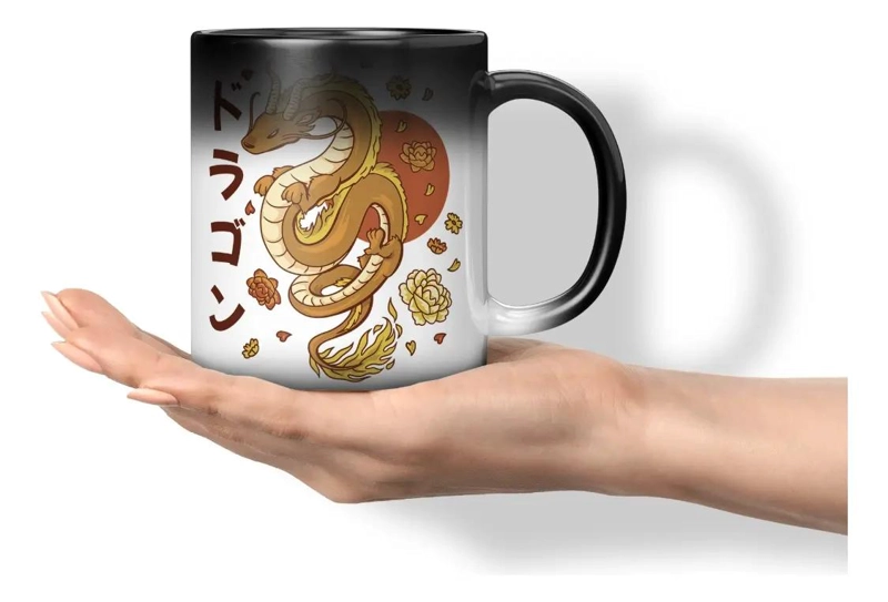 TAZA MAGICA QUE CAMBIA DE COLOR CON AGUA CALIENTE - 1