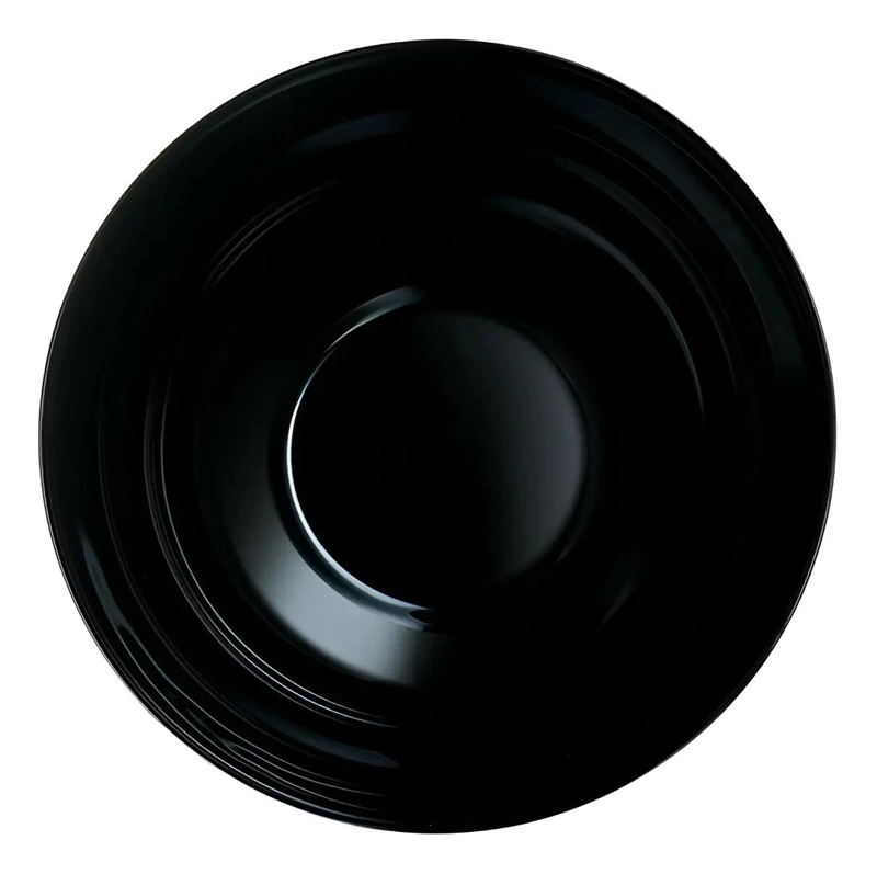 ENSALADERA DE VIDRIO NEGRO DE 2 LITROS PARA ENSALADAS - 3