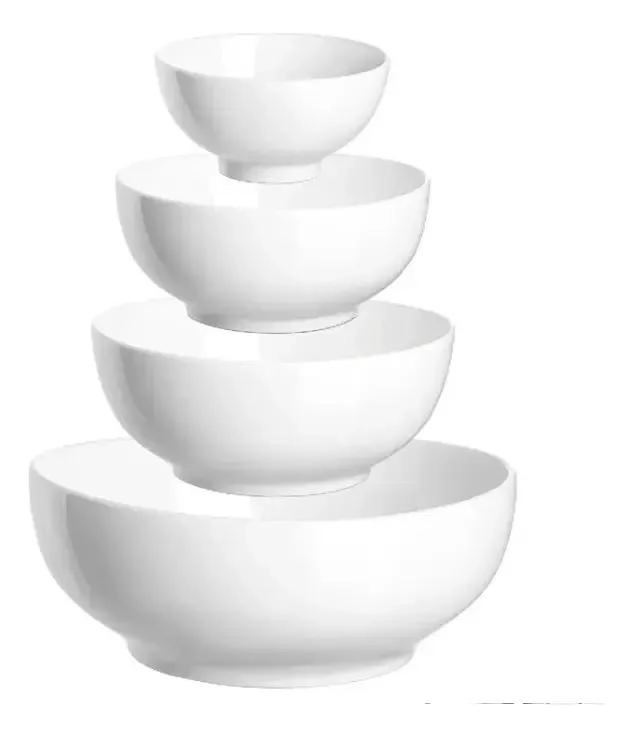 JUEGO DE 6 TAZONES DE CERAMICA DE 15 CM PARA USO DIARIO - 5