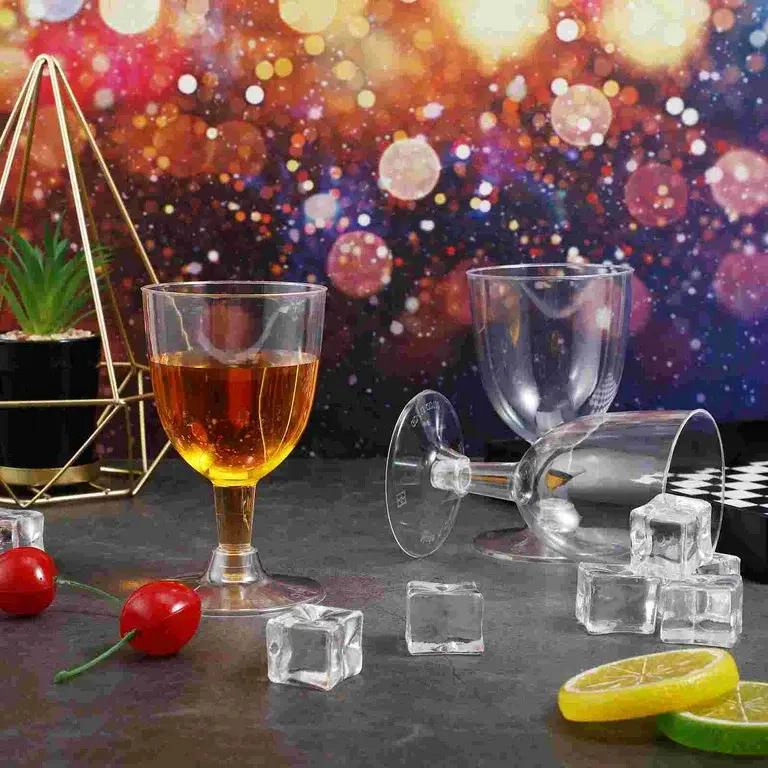 VASOS DE PLASTICO PARA CHAMPAGNE Y VINO 170ML, 20 UNIDADES - 2