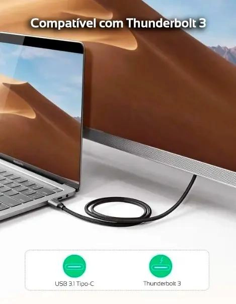 CABLE USB-C A HDMI TRENZADO 4K 60HZ PARA CONEXIONES ESTABLES - 4