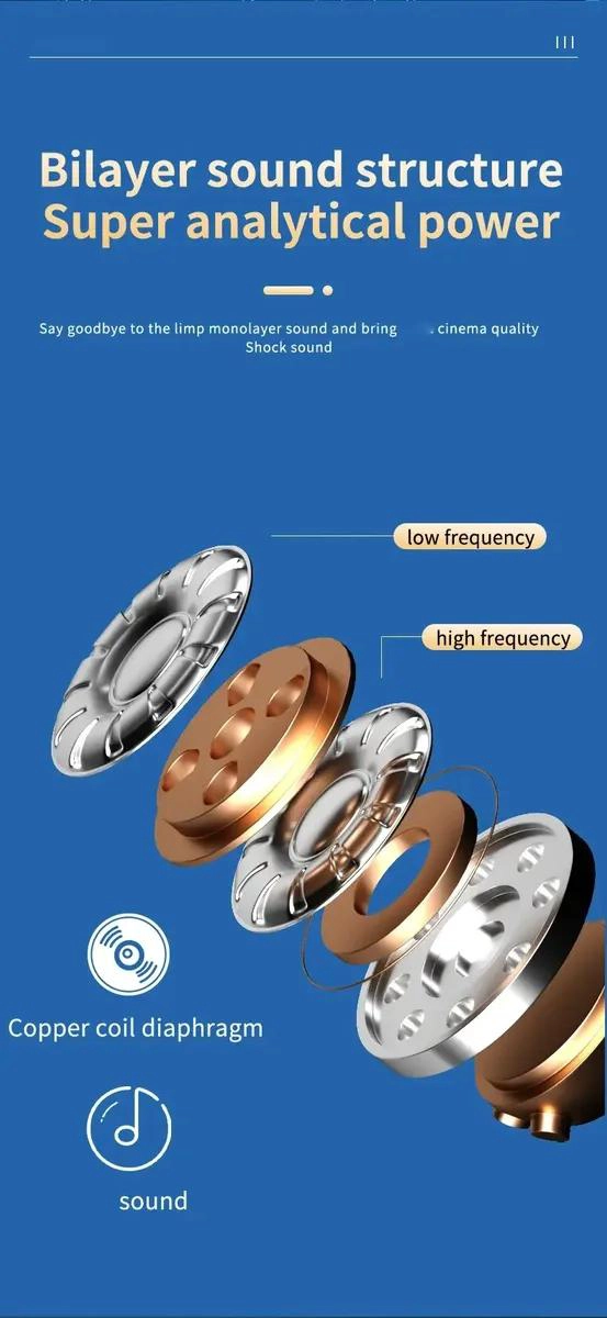AURICULARES INALAMBRICOS TWS CON ESTUCHE DE CARGA COMPACTO - 10