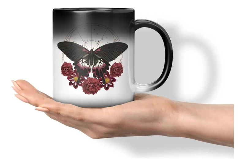 TAZA MAGICA QUE CAMBIA DE COLOR CON AGUA CALIENTE - 1