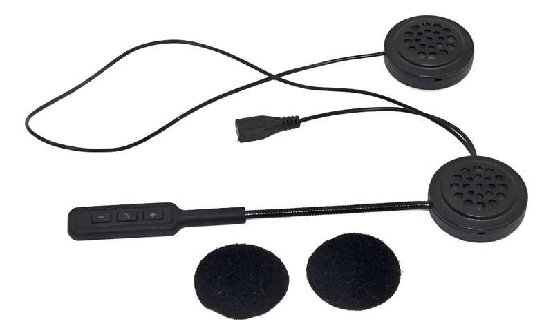 AURICULARES BLUETOOTH MANOS LIBRES PARA CASCO DE MOTO - 1