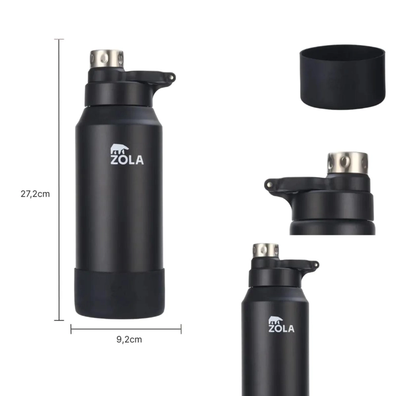 BOTELLA TE RMICA DE ACERO INOXIDABLE 1L PARA BEBIDAS - 5