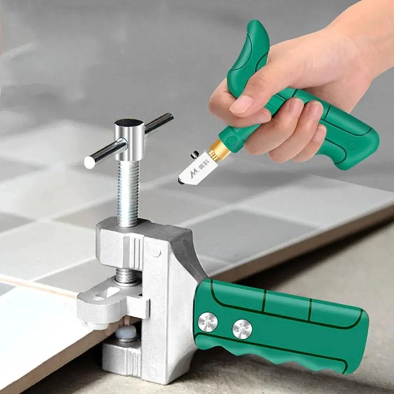 CORTADOR MANUAL PARA CERAMICA Y AZULEJOS CON GUANTES INCLUIDOS - 6