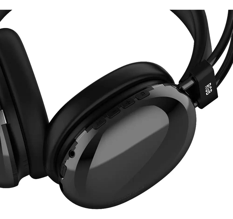 AUDIFONOS INALAMBRICOS RGB LED CON BLUETOOTH Y MICROFONO - 6