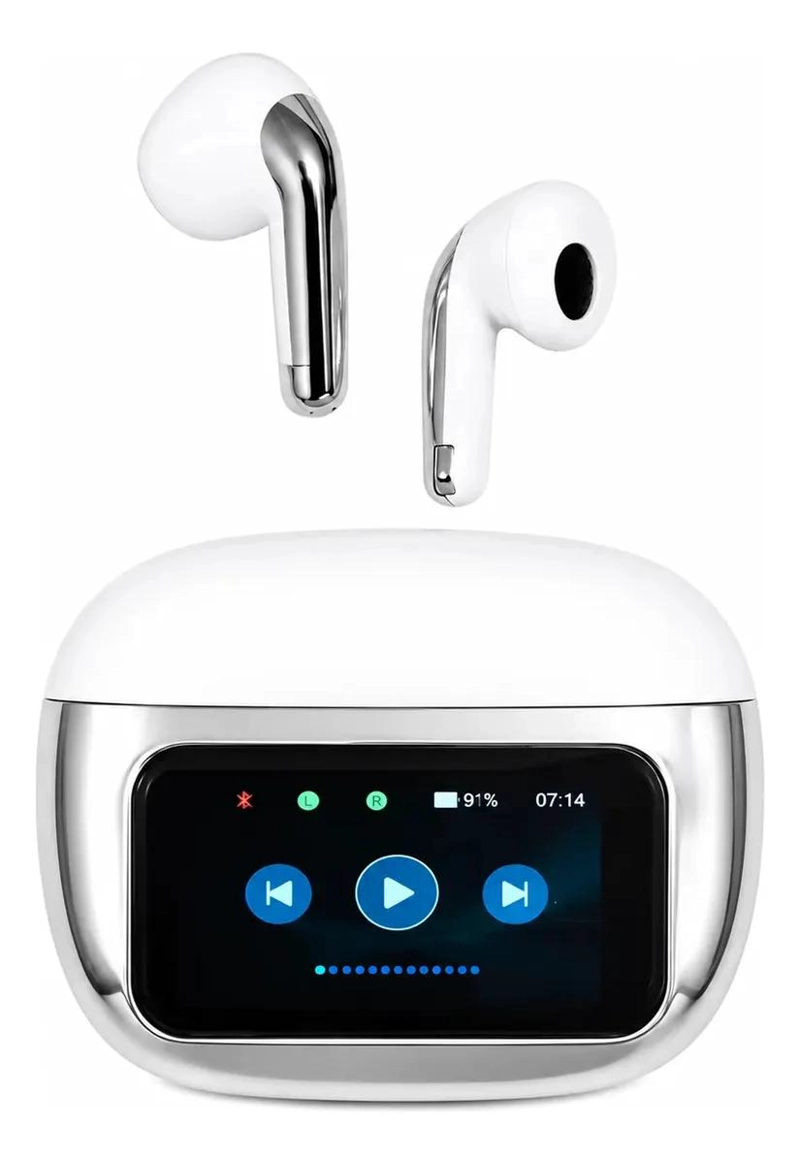AUDIFONOS INALAMBRICOS T-41 CON PANTALLA TACTIL Y SONIDO ESTE REO - 1