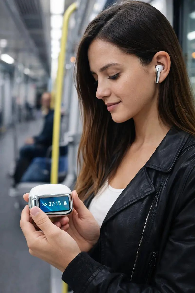 AUDIFONOS INALAMBRICOS T-41 CON PANTALLA TACTIL Y SONIDO ESTE REO - 2