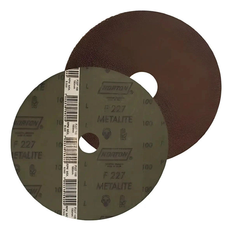 DISCOS DE LIJA DE FIBRA 4.1/2'' PACK 10 UNIDADES - 1