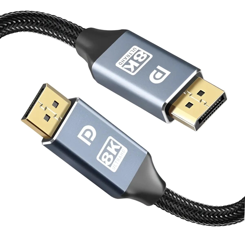 CABLE DISPLAYPORT V1.4 2 MTRS PARA VIDEO Y AUDIO HD - 1