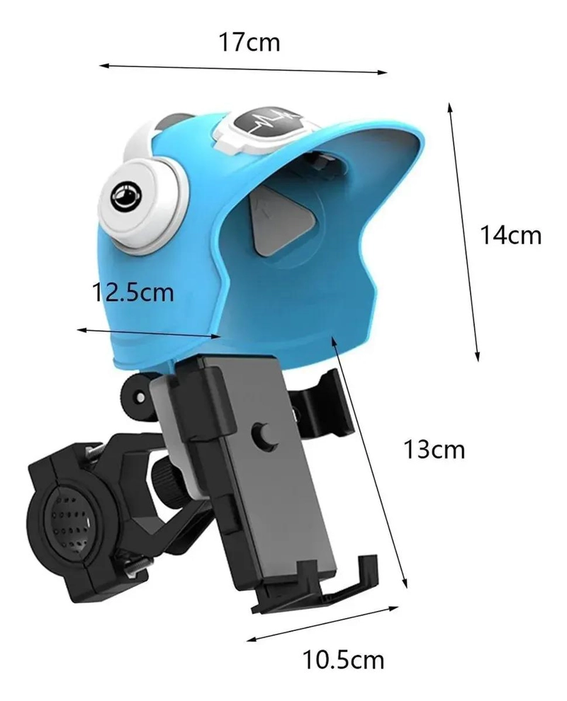 SOPORTE CELULAR UNIVERSAL PARA MANILLAR DE MOTO Y BICICLETA - 4