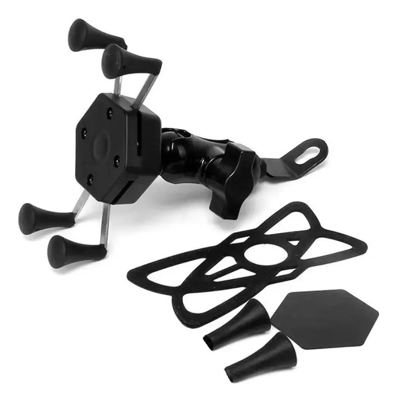 SOPORTE UNIVERSAL PARA CELULAR EN ESPEJO DE MOTO - 1
