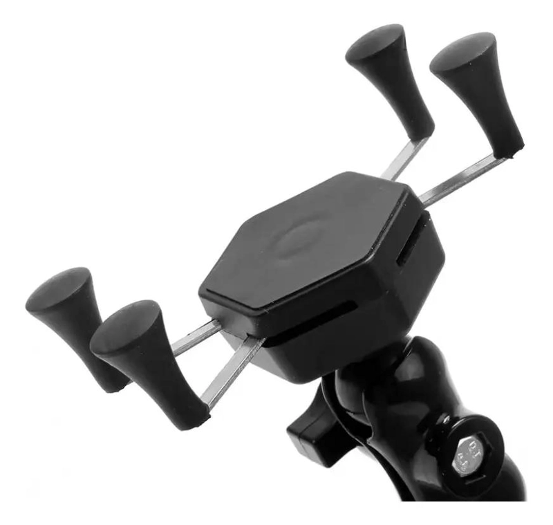 SOPORTE UNIVERSAL PARA CELULAR EN ESPEJO DE MOTO - 2