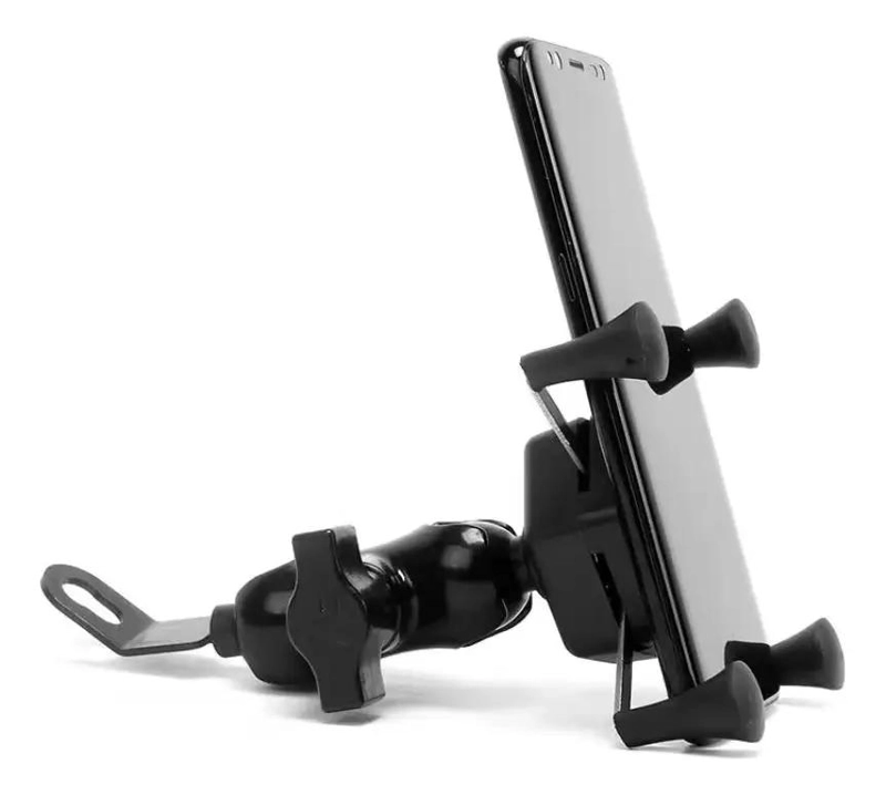 SOPORTE UNIVERSAL PARA CELULAR EN ESPEJO DE MOTO - 7