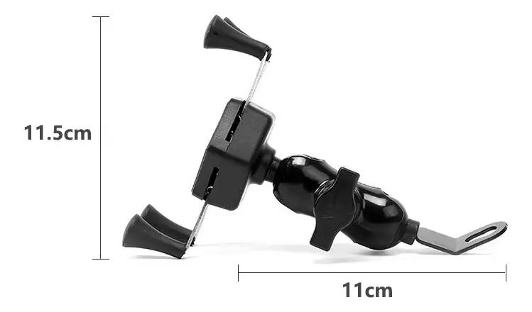 SOPORTE UNIVERSAL PARA CELULAR EN ESPEJO DE MOTO - 8