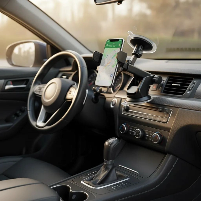 SOPORTE MOVIL DE SUCCION CON BRAZO GIRATORIO PARA VEHICULO - 6