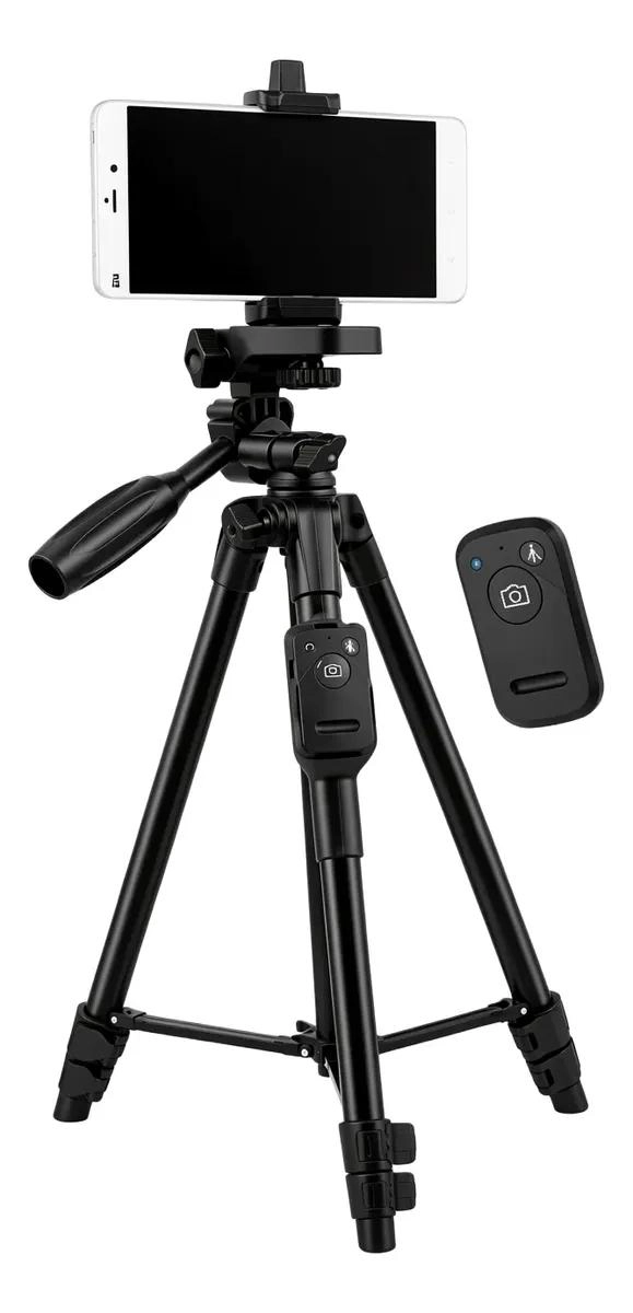 TRIPODE AJUSTABLE PARA CELULAR Y CAMARA CON CONTROL REMOTO - 1