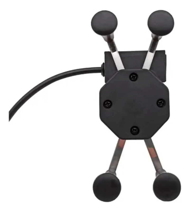 SOPORTE PARA CELULAR CON CARGADOR USB PARA MOTOCICLETA - 6