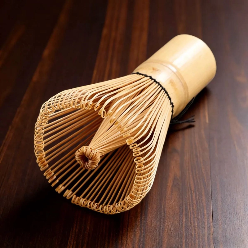 SET COMPLETO DE ACCESORIOS PARA TE  MATCHA CON BATIDOR Y UTENSILIOS DE BAMBU - 5