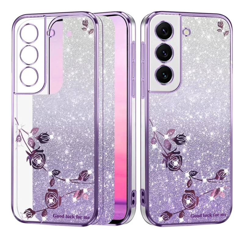 CARCASA BRILLANTE DE SILICONA PARA SAMSUNG GALAXY S22 PLUS 5G - 1