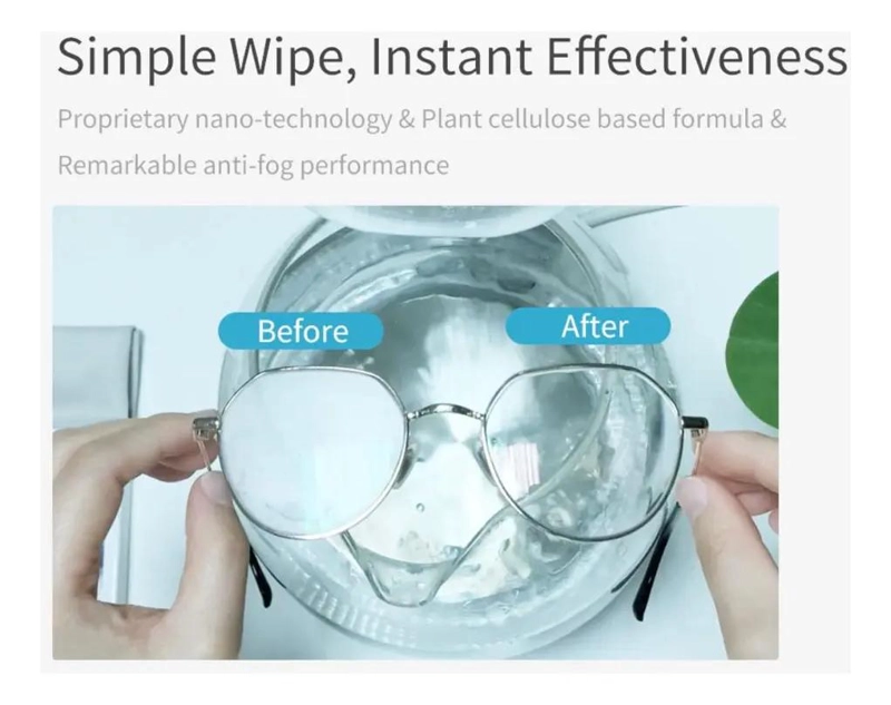 PAQUETE DE PAÑOS ANTIEMPAÑANTES PARA LIMPIEZA DE LENTES - 3
