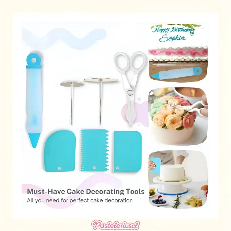 KIT COMPLETO DE DECORACION PARA REPOSTERIA CON 236 PIEZAS PARA CUPCAKES Y PASTAS - 9