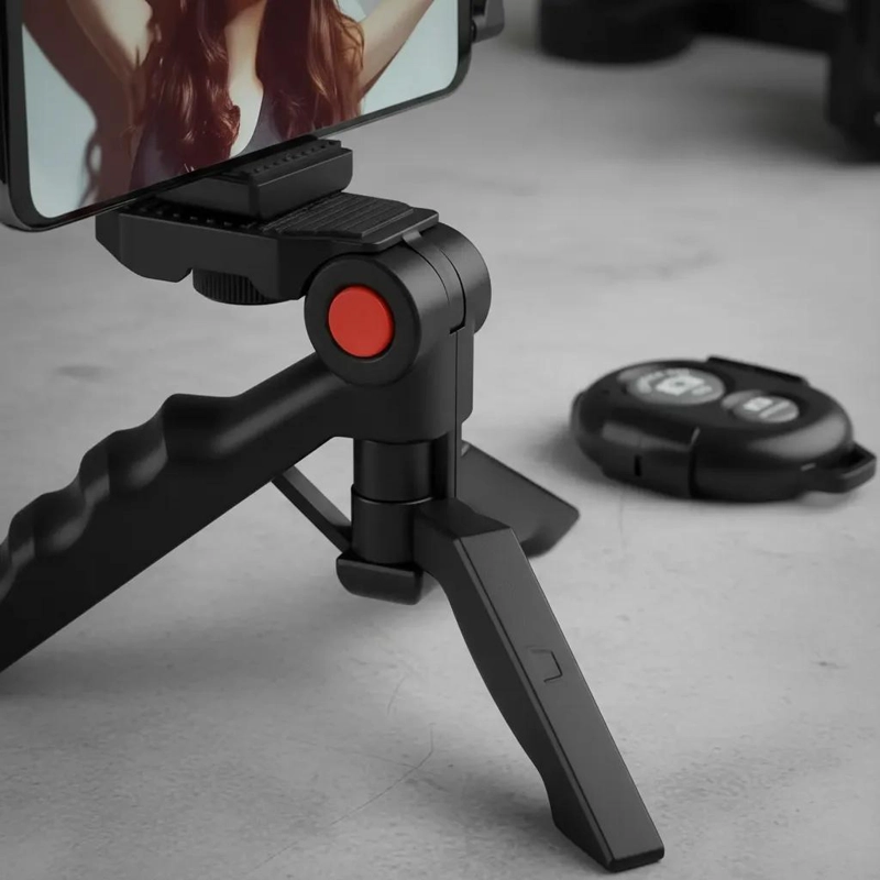 ESTABILIZADOR DE VIDEO TRIPODE AT-49 PARA CAMARAS Y CELULARES - 6