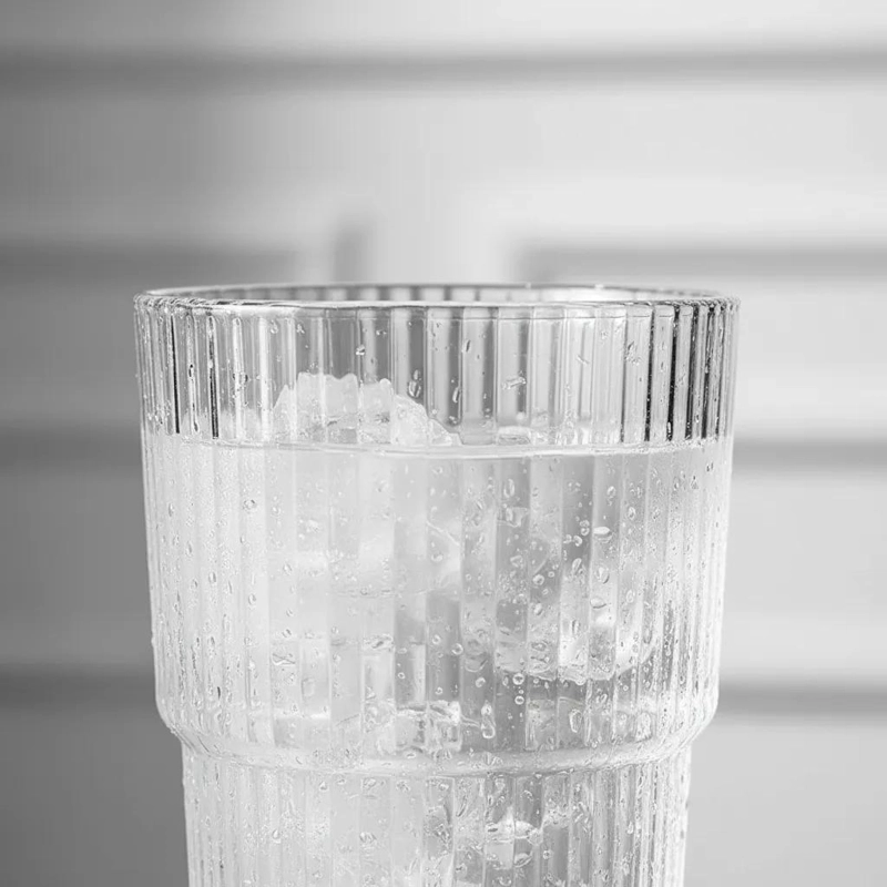 ELEGANTE TAZON DE VIDRIO PARA CAFE  O TE  CON BOMBILLA - 4